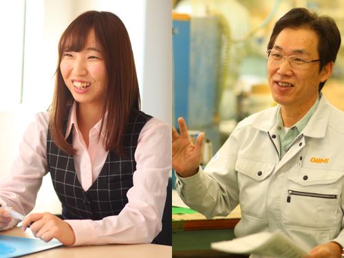 社内の人の調和が大切！と語る生産管理の担当者